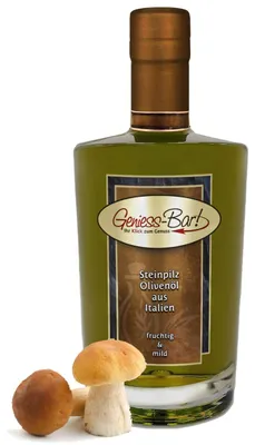 Immagine prodotto di Olio di boletto italiano, 0,35L, molto aromatico, spremuto a freddo, extra vergine