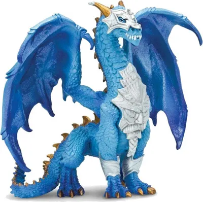 Obrázok produktu pre Safari Ltd Guardian Dragon, Draky, Modrá, Zlato, Strieborná, 1 kusov