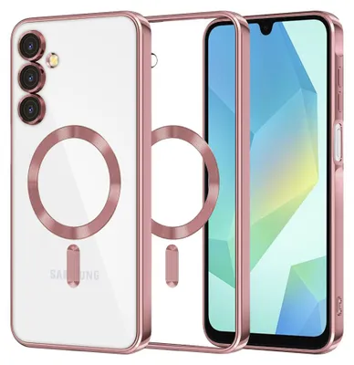 Zdjęcie produktu dla Techsuit Crystal MagSafe etui do Samsung Galaxy A16 4G A16 5G - różowe