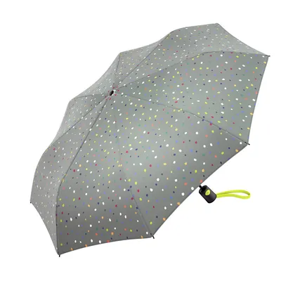 Produktbild von Benetton Taschenschirm Mini AC Punkte Auf-Automatik Dots Grey