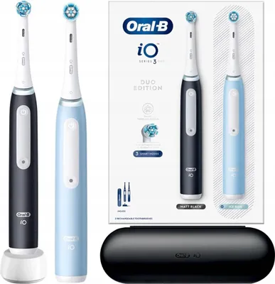 Produktbild von Oral-B iO Series 3 Duo - Elektrische Tandenborstels - Zwart
