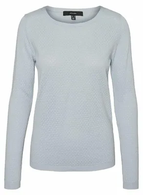Productafbeelding van VERO MODA VMCARE Structure, blouse met ronde hals, model GANOOS