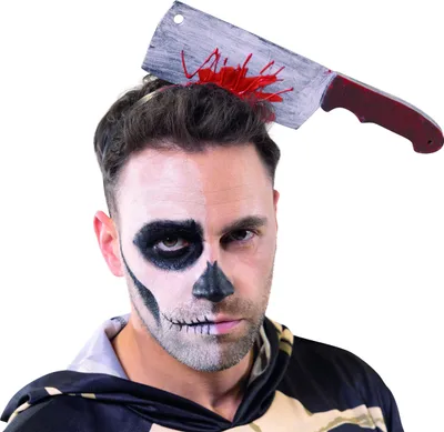 Produktbild von Haarreif Blutiges Beil Halloween