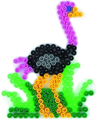 Image de Hama Midi Strijkkralenbordje - Struisvogel