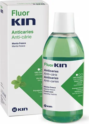Obrázok produktu pre FLUORKIN ANTICARIES enjuague bucal 500 ml