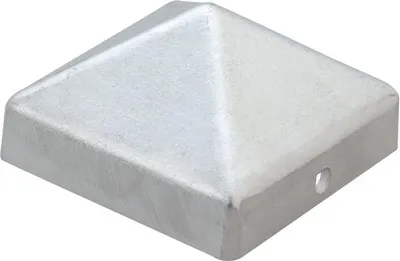Produktbild von ALBERTS Pfostenkappe Zaunkappe Abdeckkappe Endkappe Aluminium blank 111x111 mm