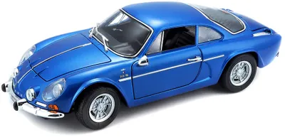 Modellauto Alpine A110 Stradale 1:18, blau, Metall, 22 cm