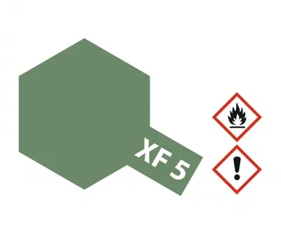 Produktbild von Tamiya Farbe XF-5 Grün matt 10ml