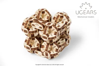 Produktbild von UGEARS Modellbausatz Flexi-Würfel