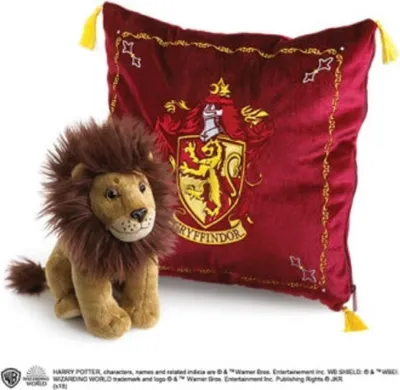 Produktbild von Harry Potter – Kissen und Plüschtier im Stil des Gryffindor-Hauses