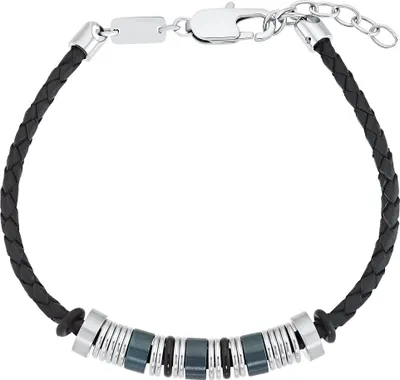 Produktbild von S.Oliver Armband schwarz 2031565 23cm