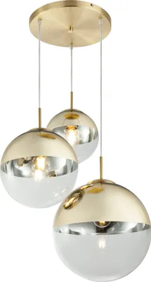 Produktbild von Globo Lighting Hängeleuchte Metall goldfarben, 3x E27