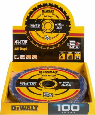 Produktbild von Dewalt Kreissaegeb. ELITE 190/30mm 24WZ Disp.