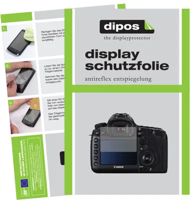 Zdjęcie produktu dla 6x folia ochronna do Canon EOS 5DS R matowa folia ochronna na ekran dipos