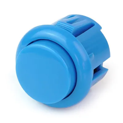 Produktbild von Mini Arcade Button, 24mm - Farbe: blau