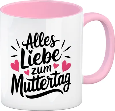 Produktbild von Muttertag Liebe - Kaffeebecher in rosa
