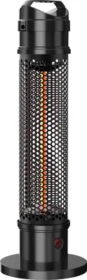 Immagine prodotto di Riscaldatore a carbone Alpina TBH800, 800 W, infrarossi, fino a 3 m2, protezione antiribaltamento, IP44, nero
