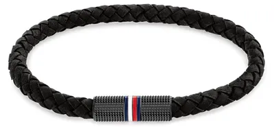 Zdjęcie produktu dla Czarna skórzana bransoletka dla mężczyzn Infinity 2790459