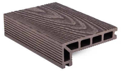 Immagine prodotto di Tavola da terrazza G21, 2,5 x 14,8 x 400 cm, Legno scuro, WPC