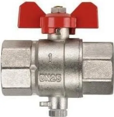 Produktbild von Kugelhahn V - 15 g 1/2 Zoll mit Temperatursensoreingang