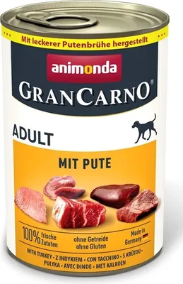 Zdjęcie produktu dla Animonda GranCarno Original Adult Pute Indyk puszka 400g