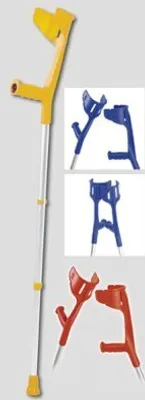 Produktbild von Unterarmgehstütze Magic-Twin, Standard-Clip>>>>Farbe: türkisblau