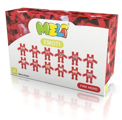 Obrázok produktu pre Tehličky Meli Emoti Fire Hero12 kusov