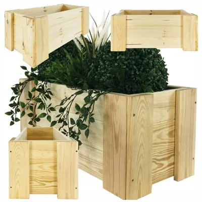 Produktbild von Wamar-Sosenka Holz Pflanzkasten 60x30x30cm rechteckig