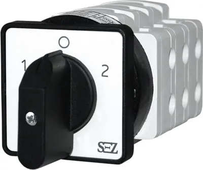 Obrázek produktu pro Vačkový spínač SEZ S40 JD 2203 C6 3P 40A 1-0-2 s rukojetí