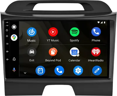 Image de Autoradio Android 9 pouces 128 Go pour KIA Sportage 3 2010-2016 CarPlay Android Auto Navi Bluetooth DAB+ Caméra de recul