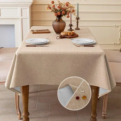 Immagine prodotto di Tovaglia impermeabile color kaki 90x140 cm