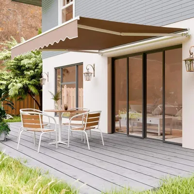 Immagine prodotto di Tende da esterno estensibili - Tessuti per ombreggiatura - Tessuti per terrazzi - Tende da balcone - Tende da sole - Struttura in alluminio