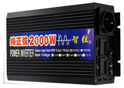 Obrázek produktu pro Měnič napětí, čistá sinusoida, více vstupních napětí, 2000 W, 24 V, 220 V