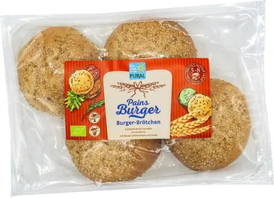 Produktbild von Hamburger Brötchen 4 Stück x60g