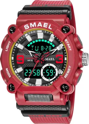 Zdjęcie produktu dla Zegarek SMAEL FO-14154 - Czerwony Sportowy KP14154