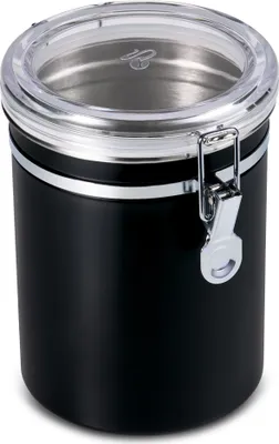 Produktbild von Tchibo Aromadose, Kaffeedose, 500g Füllvolumen, aromadicht, Edelstahl, Schwarz