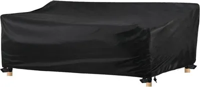 Productafbeelding van Famanu bankhoes, waterdicht - zwart, 220 x 85 x 71 cm