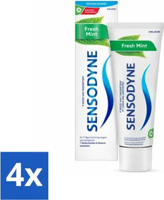 Produktbild von Sensodyne - Zahnpasta - Frische Minze - Frischer Atem - 75 ml - Vorteilspack - 4 Stücke