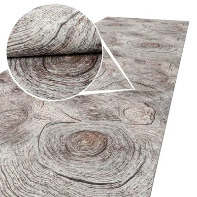 Produktbild von ANRO Designläufer RANNA Beige 1000x67 cm rutschfest Textil