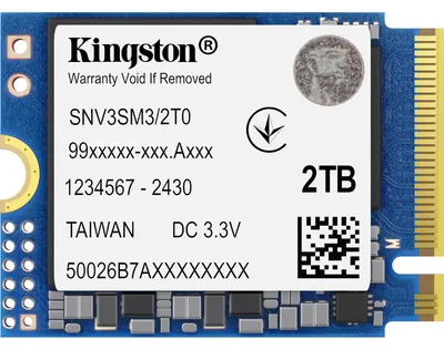 Immagine prodotto di Kingston NV3 - SSD - 2TB - interno - M.2 2230 - PCIe 4.0 x4 (NVMe)