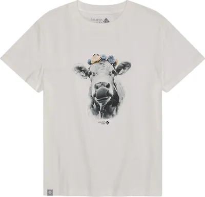 Produktbild von Bavarian Caps Damen T-Shirt , Dolce Vita Almabtrieb Weiß, M