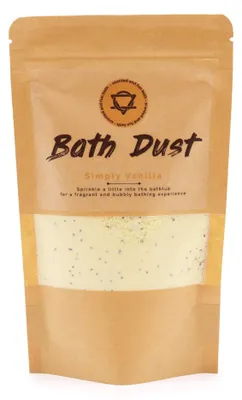 Produktbild von Badepulver Vanille 190 g mit Sheabutter für entspannende Hautpflege, sprudelnd