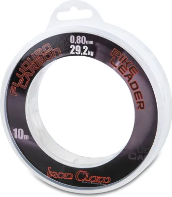 Produktbild von Iron Claw Fluoro Carbon Pike Leader 10 m 0,80 mm 29,2 kg