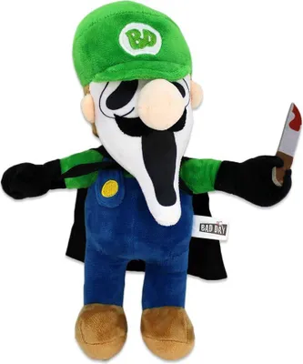 Produktbild von Luigi Halloween Kuscheltier - 32 cm Plüschtier Super Mario Stofftier