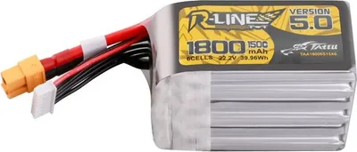 Image de Accu Lipo Tattu R-Line Version 5.0 1800mAh 22,2V 150C 6S avec connecteur XT60