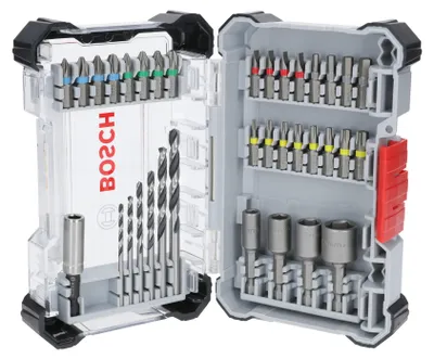 Image de Set perçage vissage 35 pièces métal avec présentoir de comptoir - BOSCH - 2607017726