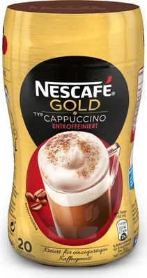 Produktbild von Nescafé Gold Typ Cappuccino entkoffeiniert | 250g Dose