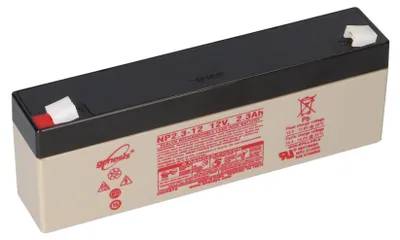 Image de Batterie au plomb AGM Genesis NP2,3-12 12V 2Ah Faston 4,8mm