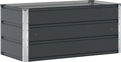 Image de Jardinière Anthracite 100 x 50 x 45 cm Acier galvanisé