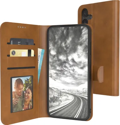 Produktbild von EAZY CASE Business Hülle für Samsung Galaxy S24 Plus klappbar, Premium Kunstleder Handyhülle mit Kartenfach